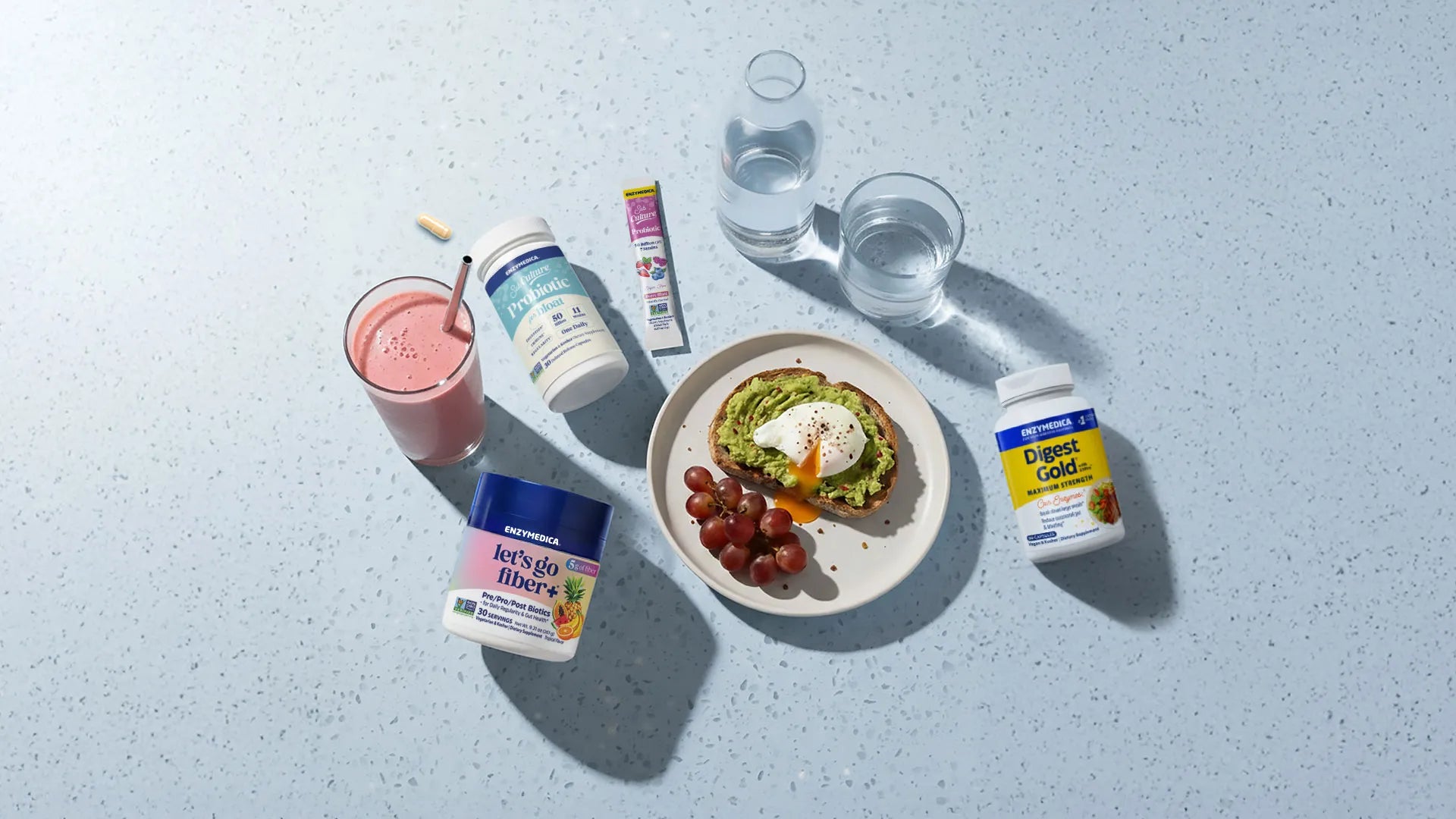 Enzymes, Probiotics & Fiber, Oh My! Get the Ultimate Gut Health Routine*