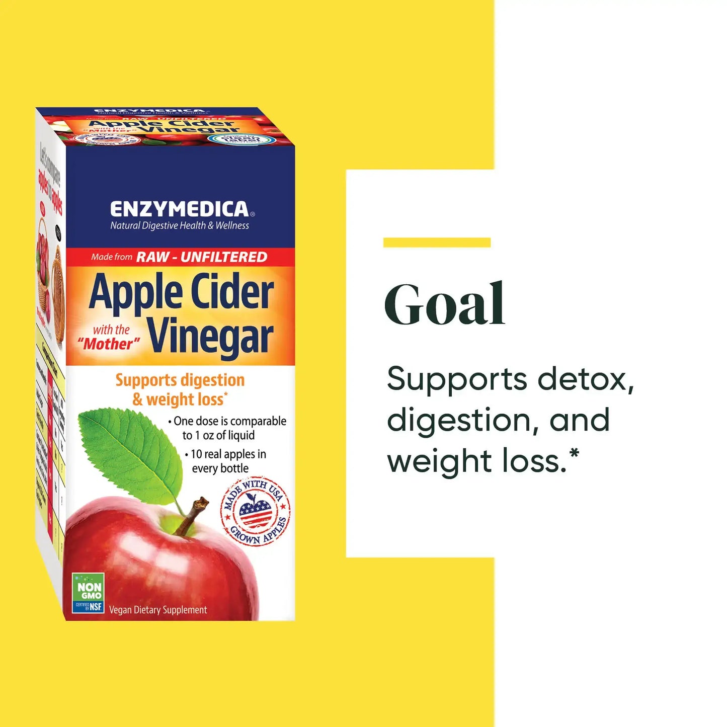 This image shows the goal of Apple Cider Vinegar.
