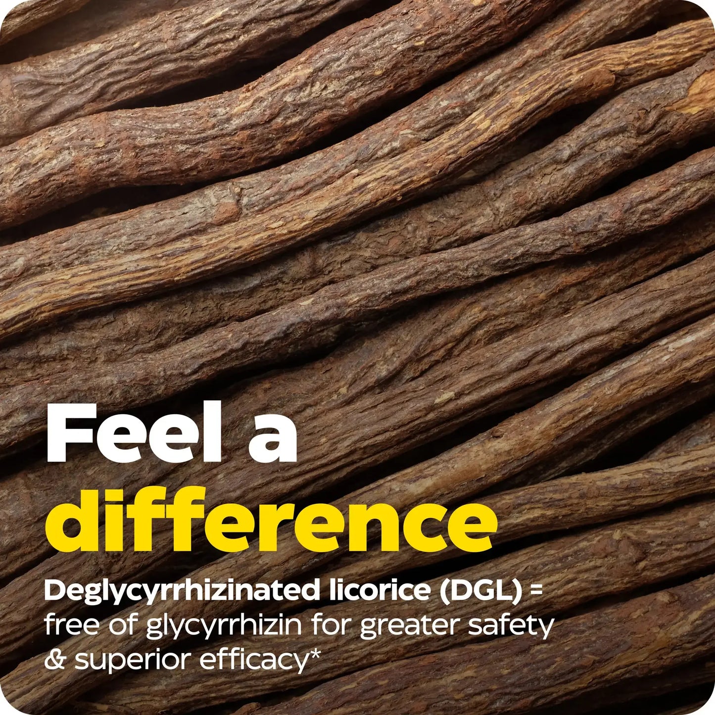 This image shows how you can feel a difference with DGL Gummies.