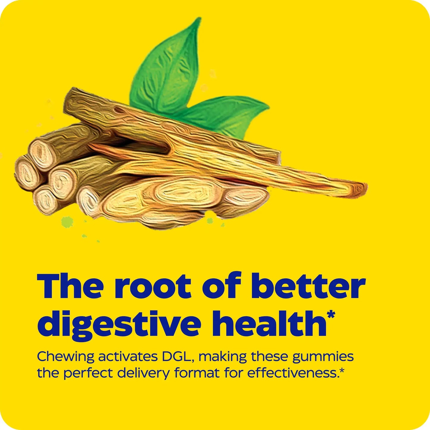 This image shows an infographic for DGL Gummies.
