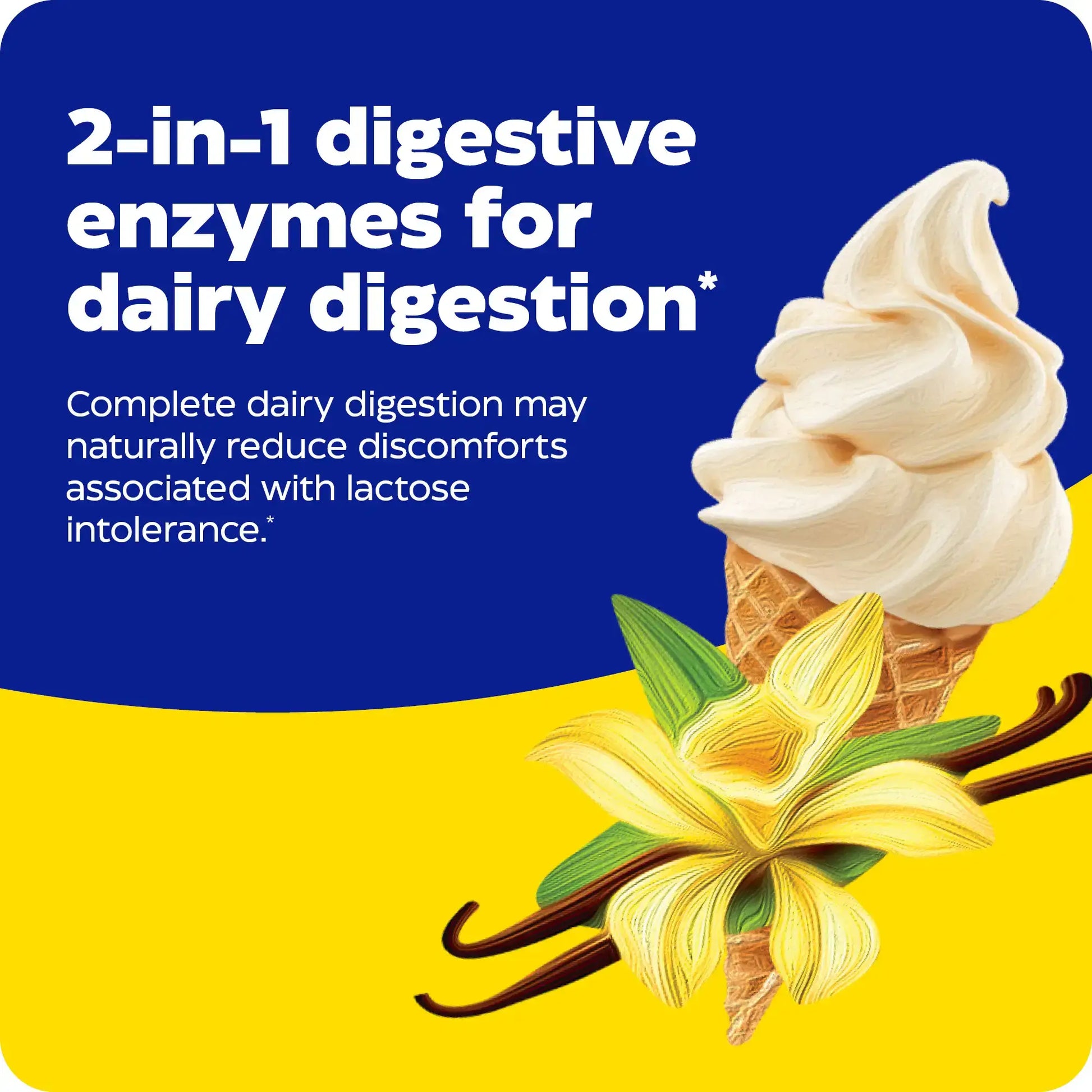 This image shows an infographic for Dairy Assist Chewable.