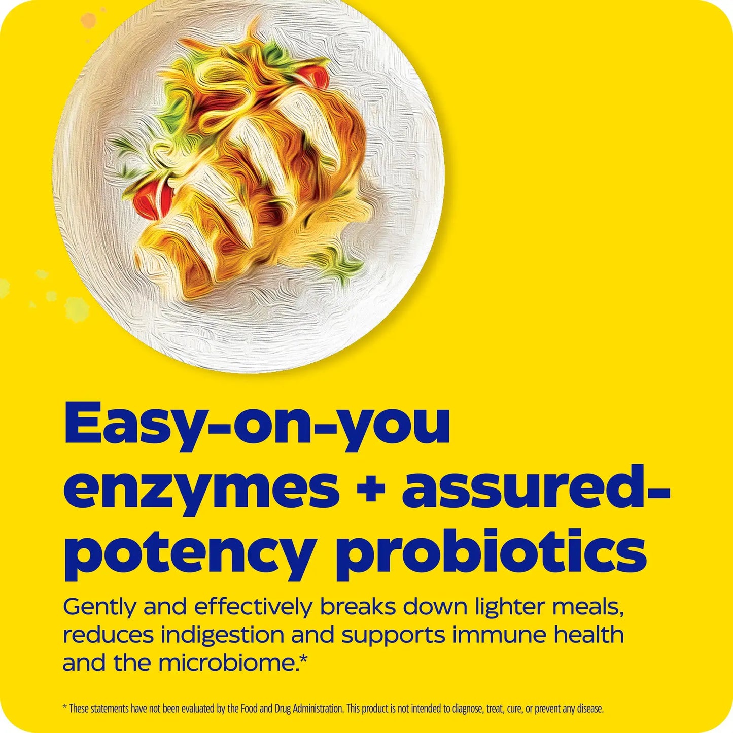 This image shows facts on Digest Basic Probiotics.
