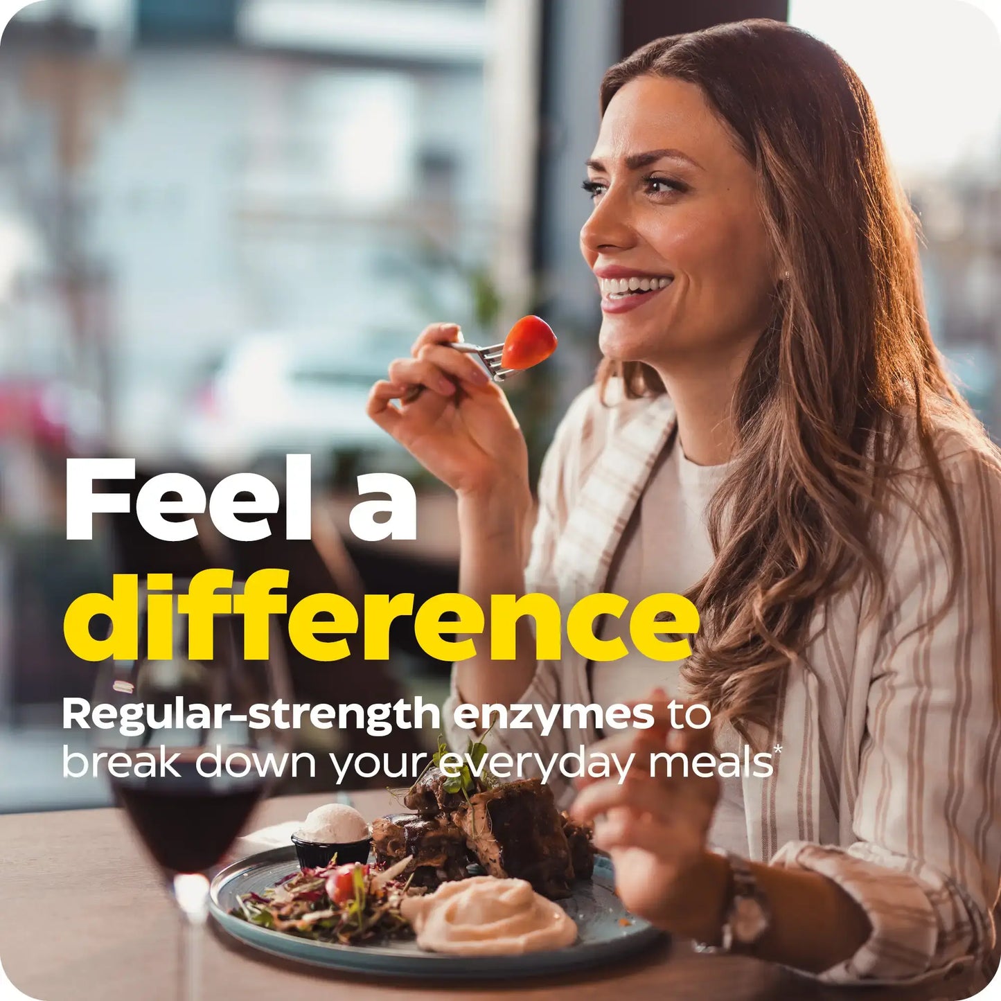 This image shows how you can feel a difference for Digest Complete.