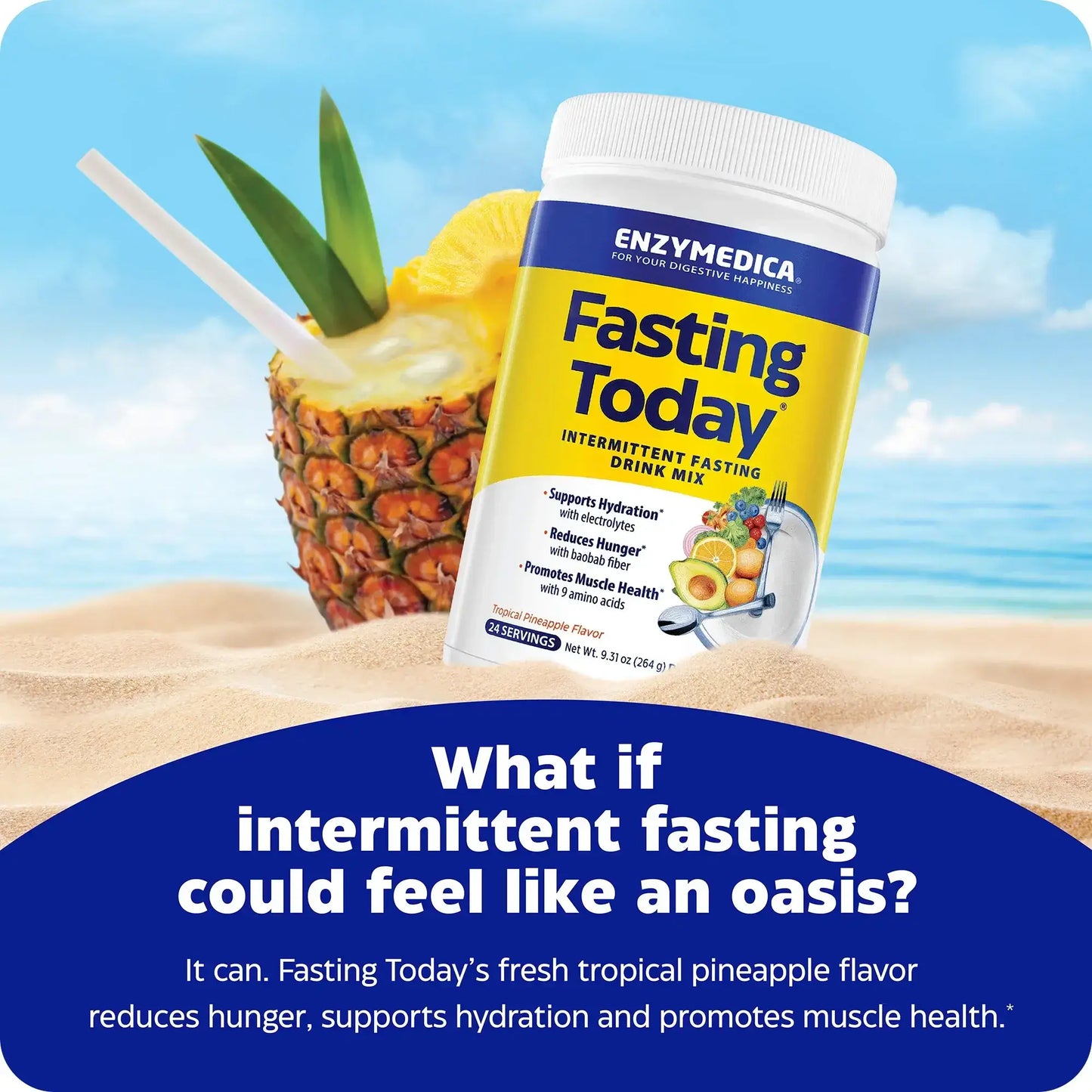 This image shows an infographic for Fasting Today.