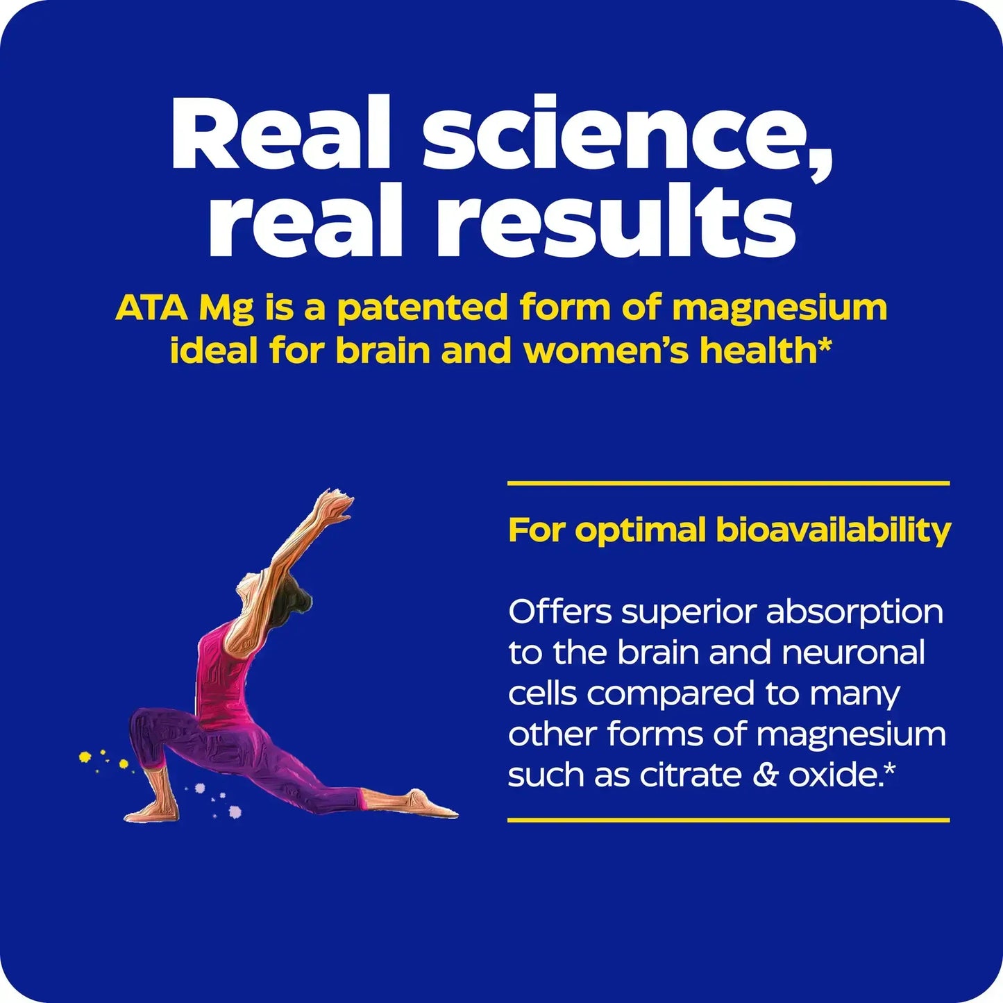 This image shows the real science and real results of Magnesium Motion.