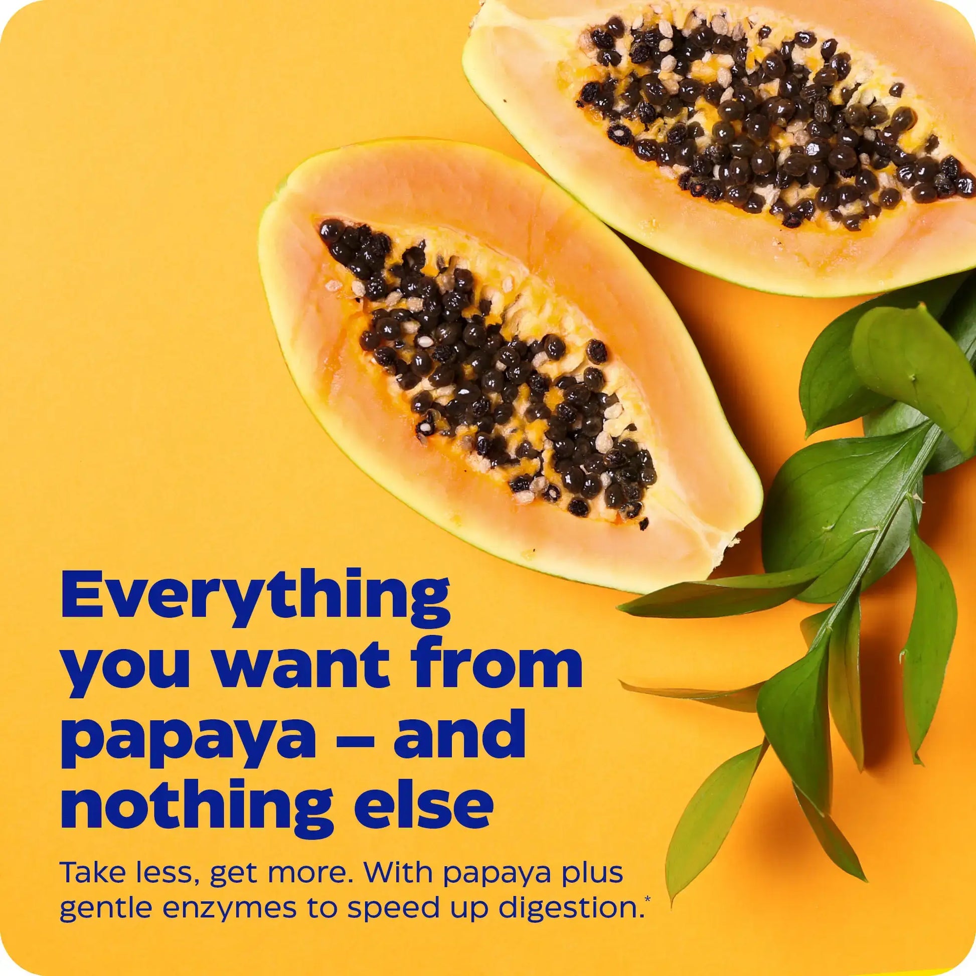 This image shows an infographic for Papaya Complete.