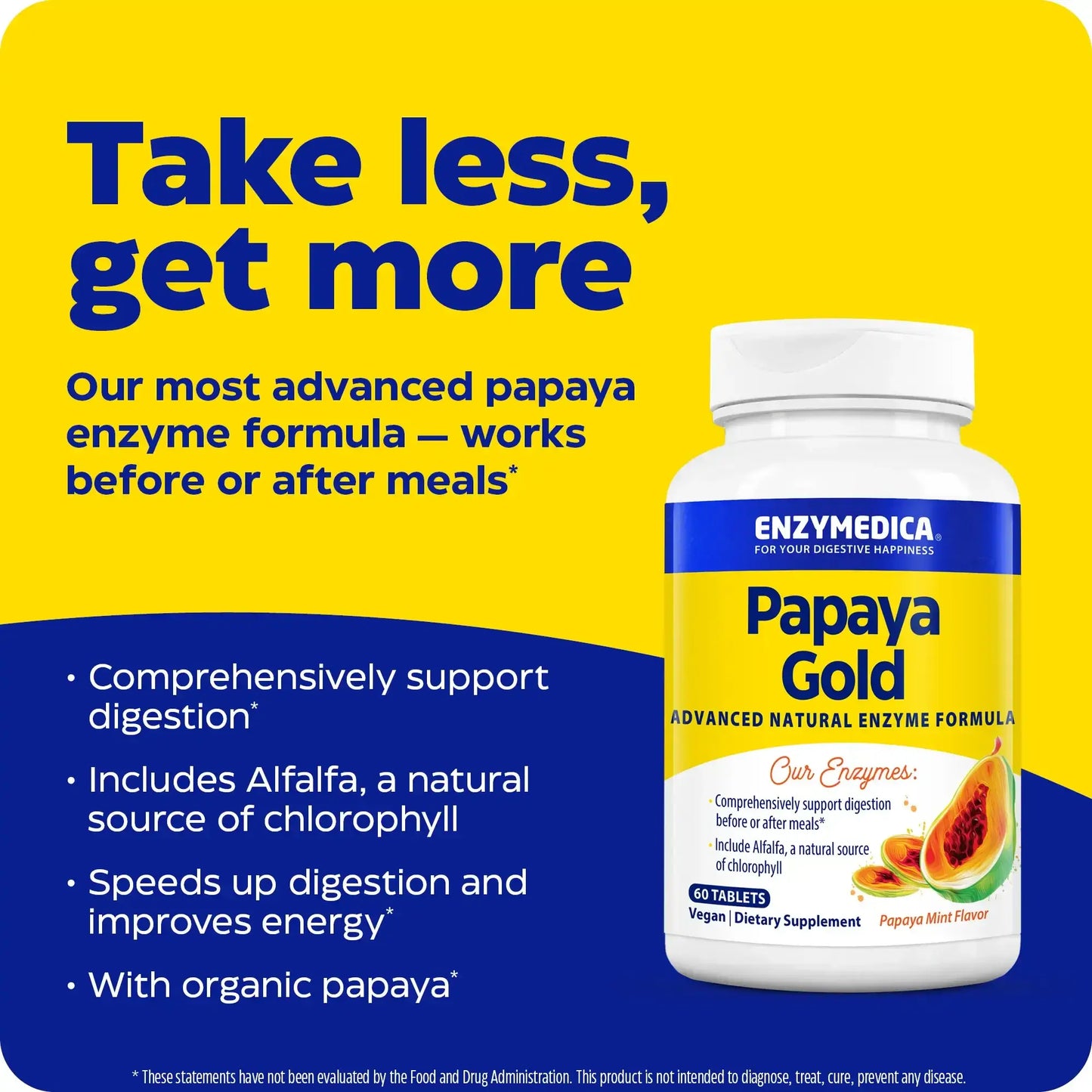 This image shows an infographic for Papaya Gold.
