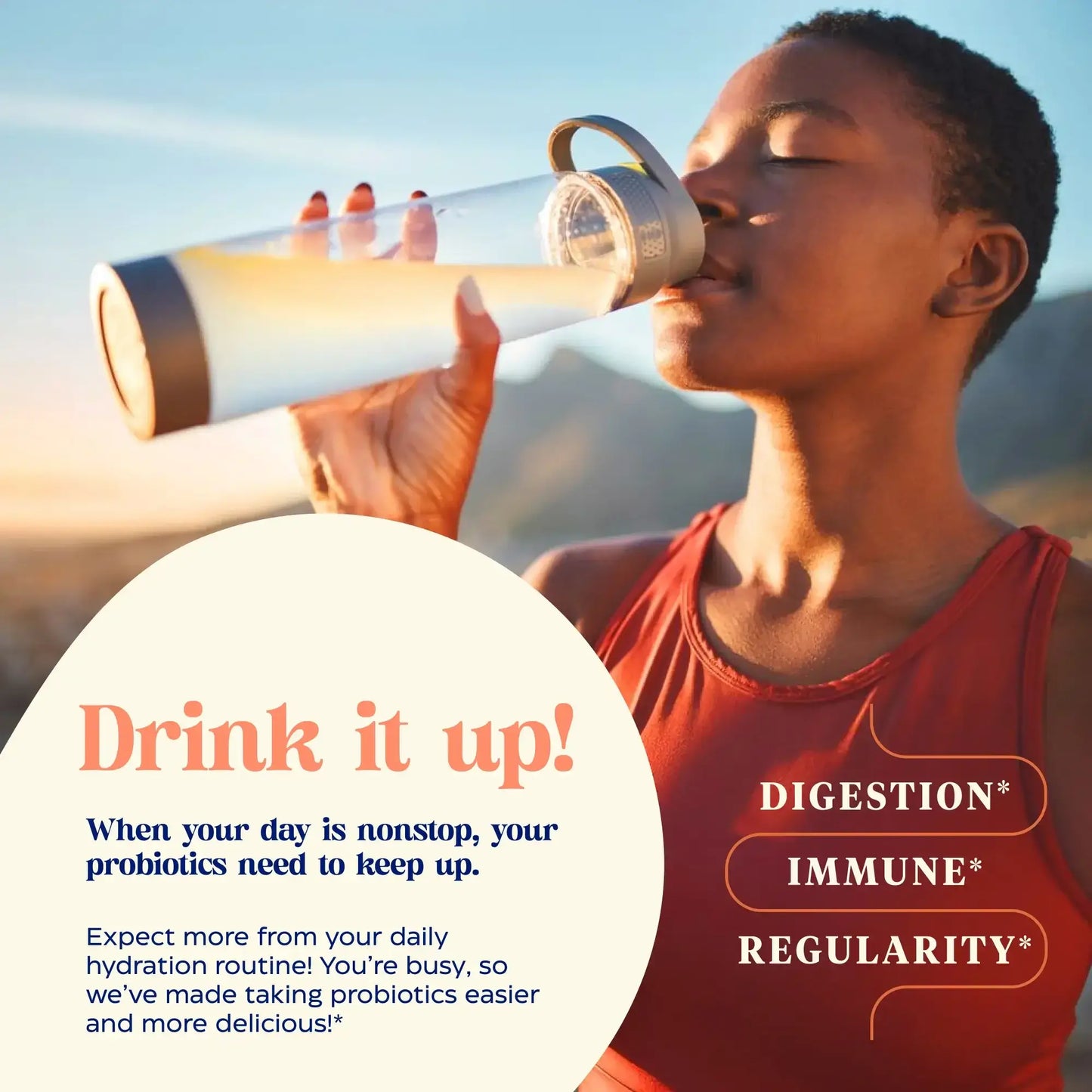 Drink it up! SC stick pack infographic.
