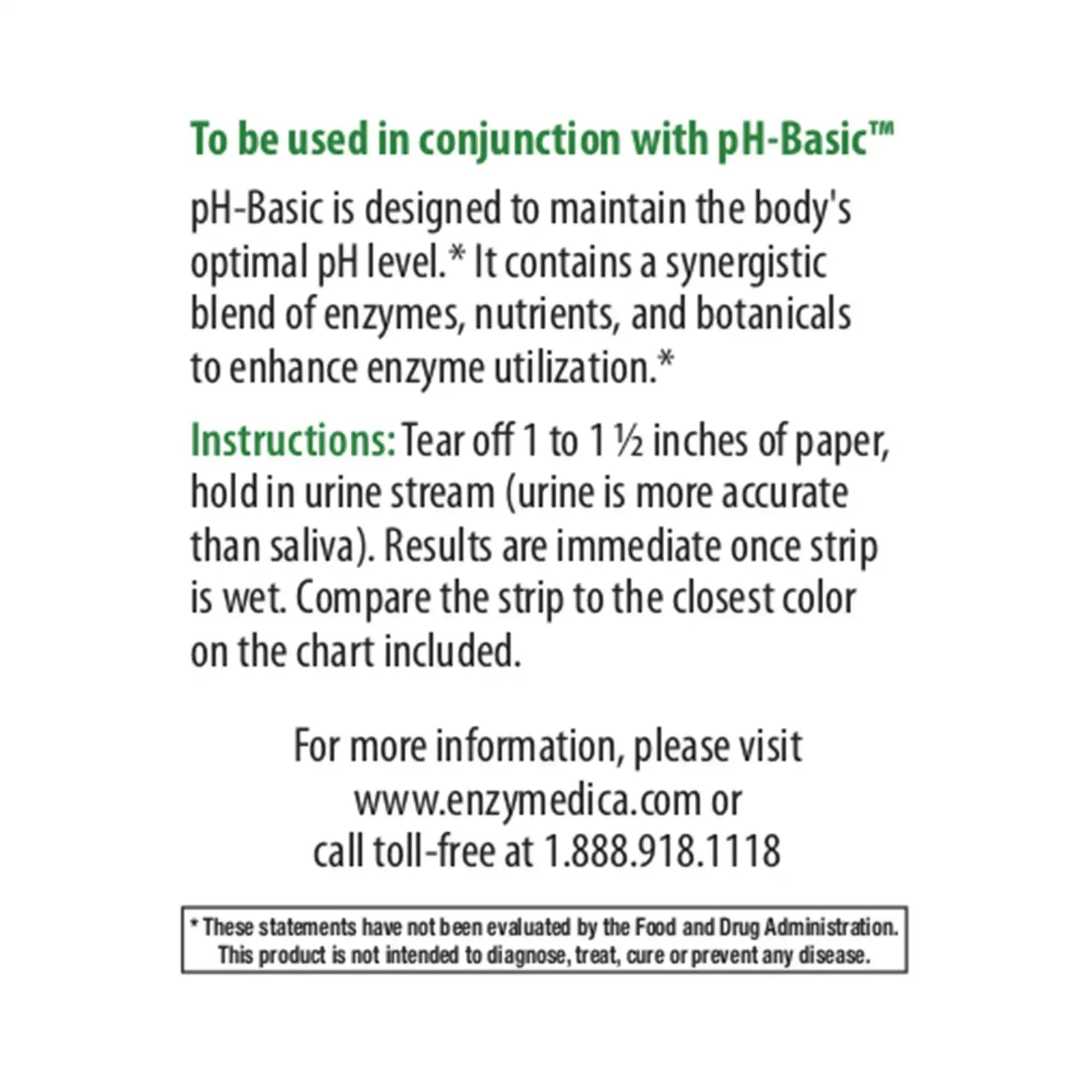 This image shows Enzymedicas pH-Strips.