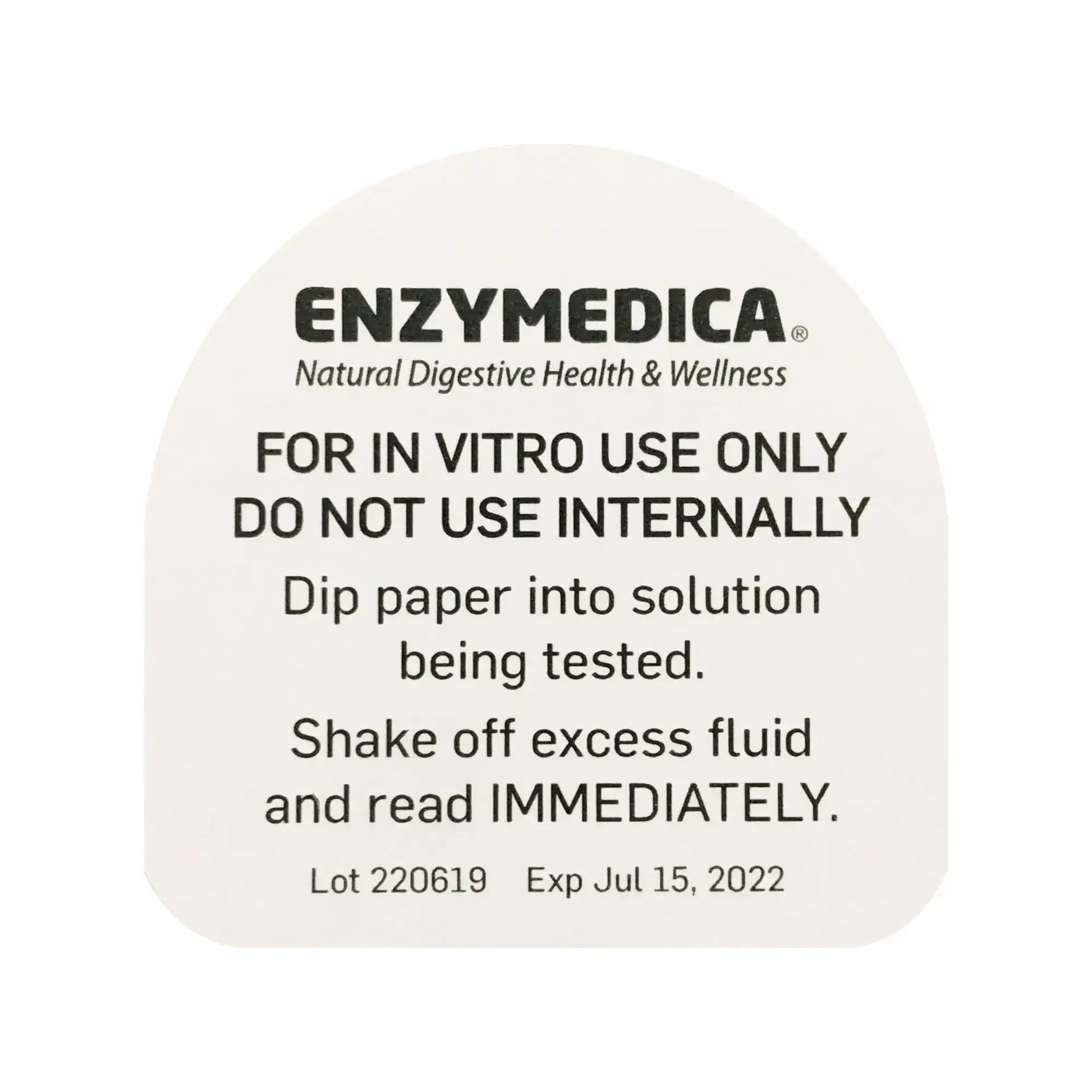 This image shows Enzymedicas pH-Strips.