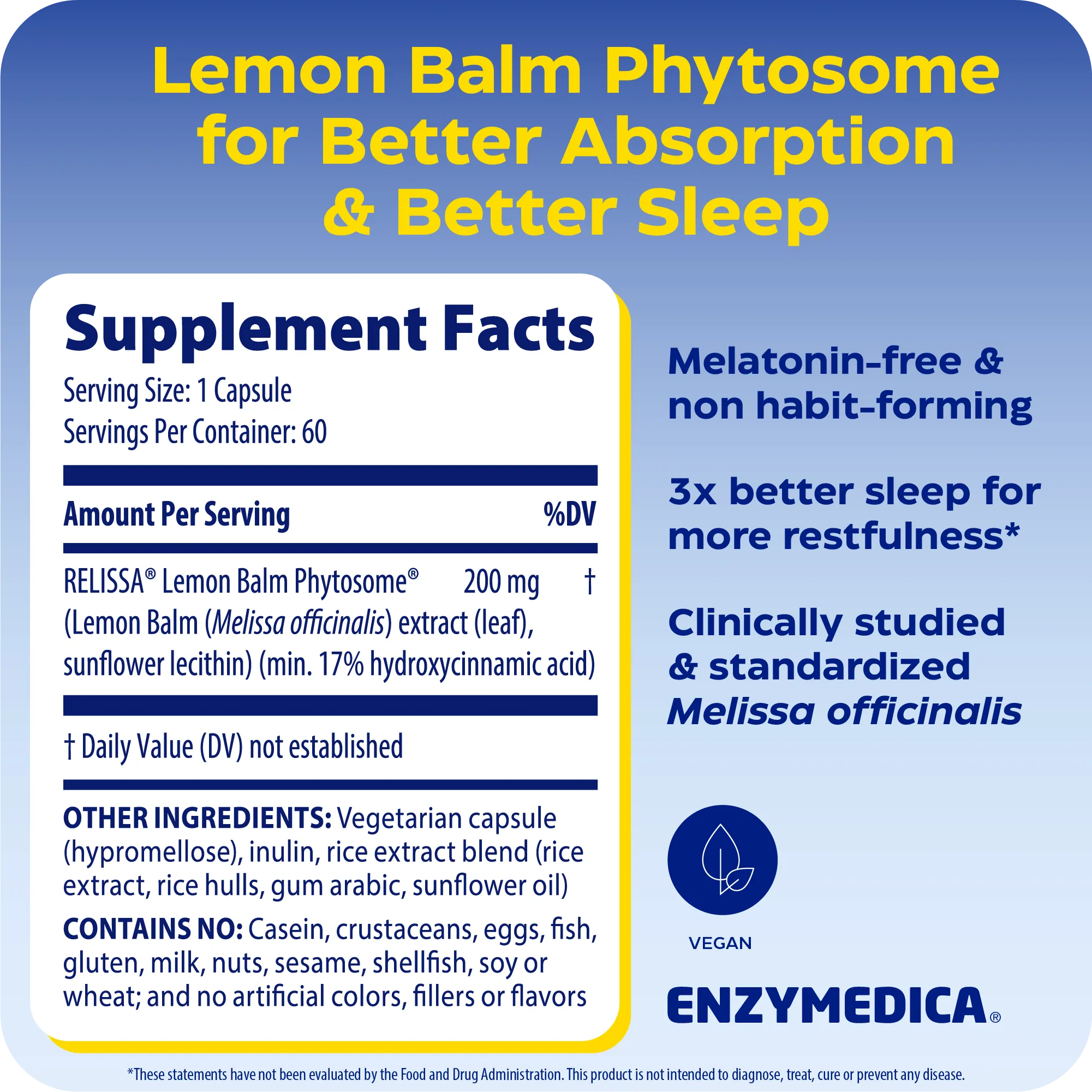 Sleep & Stress Lemon Balm Phytosome®