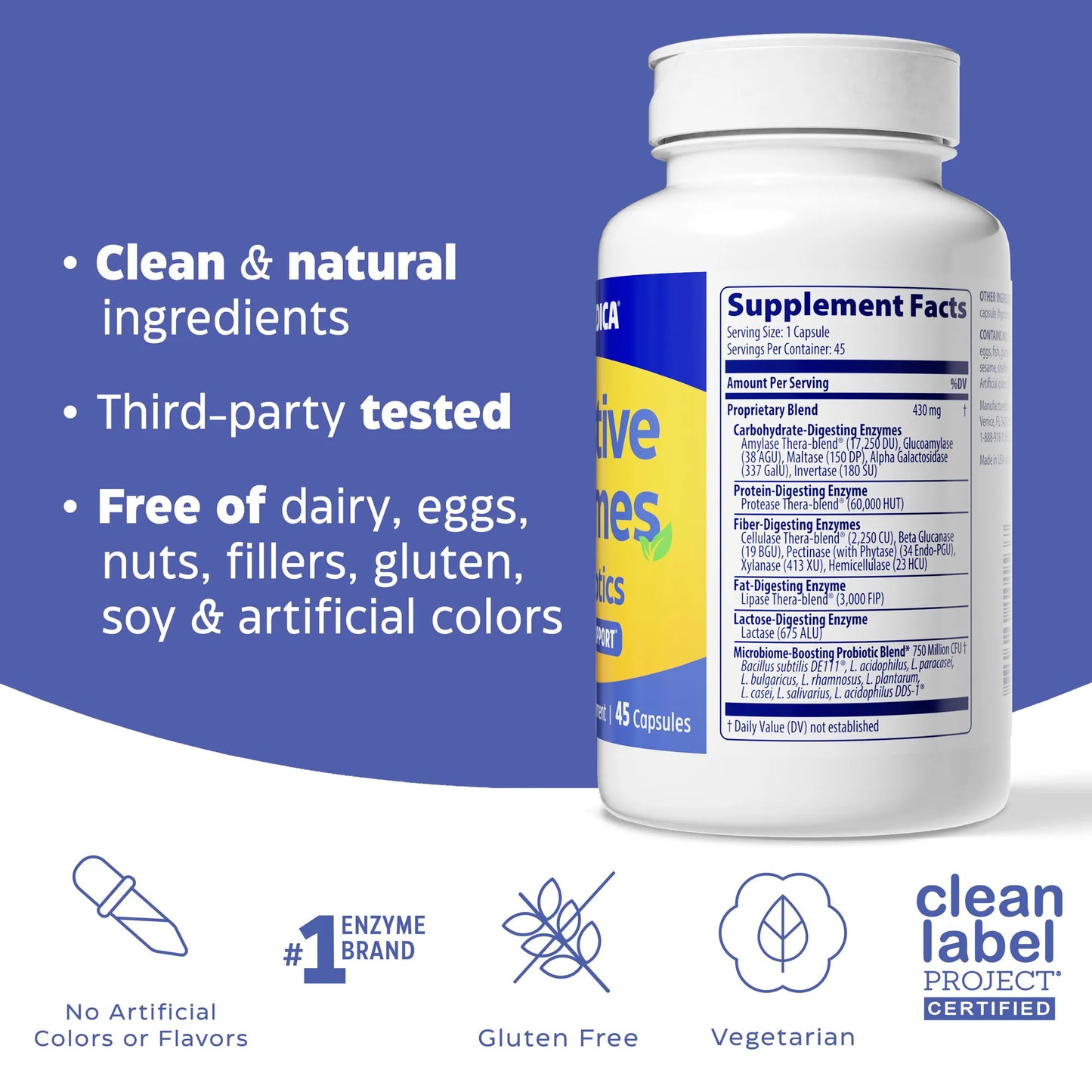 Digestive Enzymes and Probiotics for Advanced Support