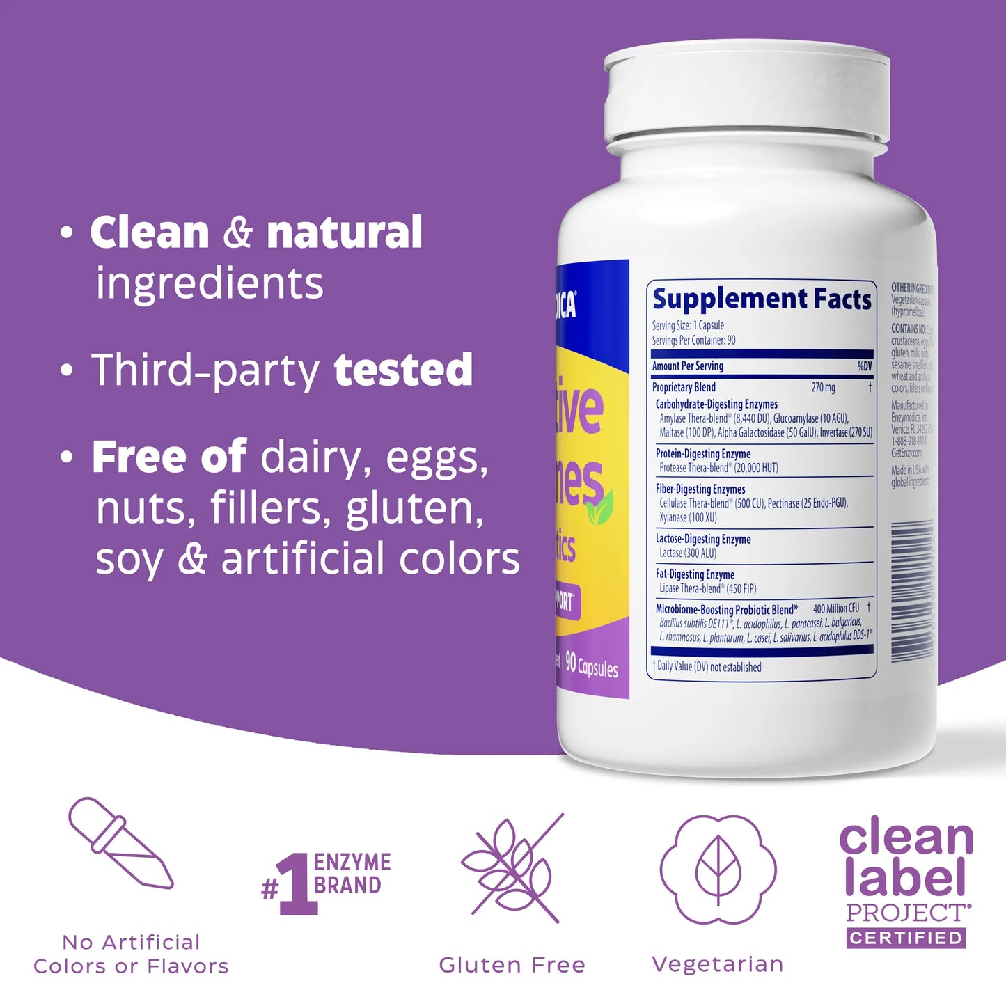 Digestive Enzymes and Probiotics for Everyday Support