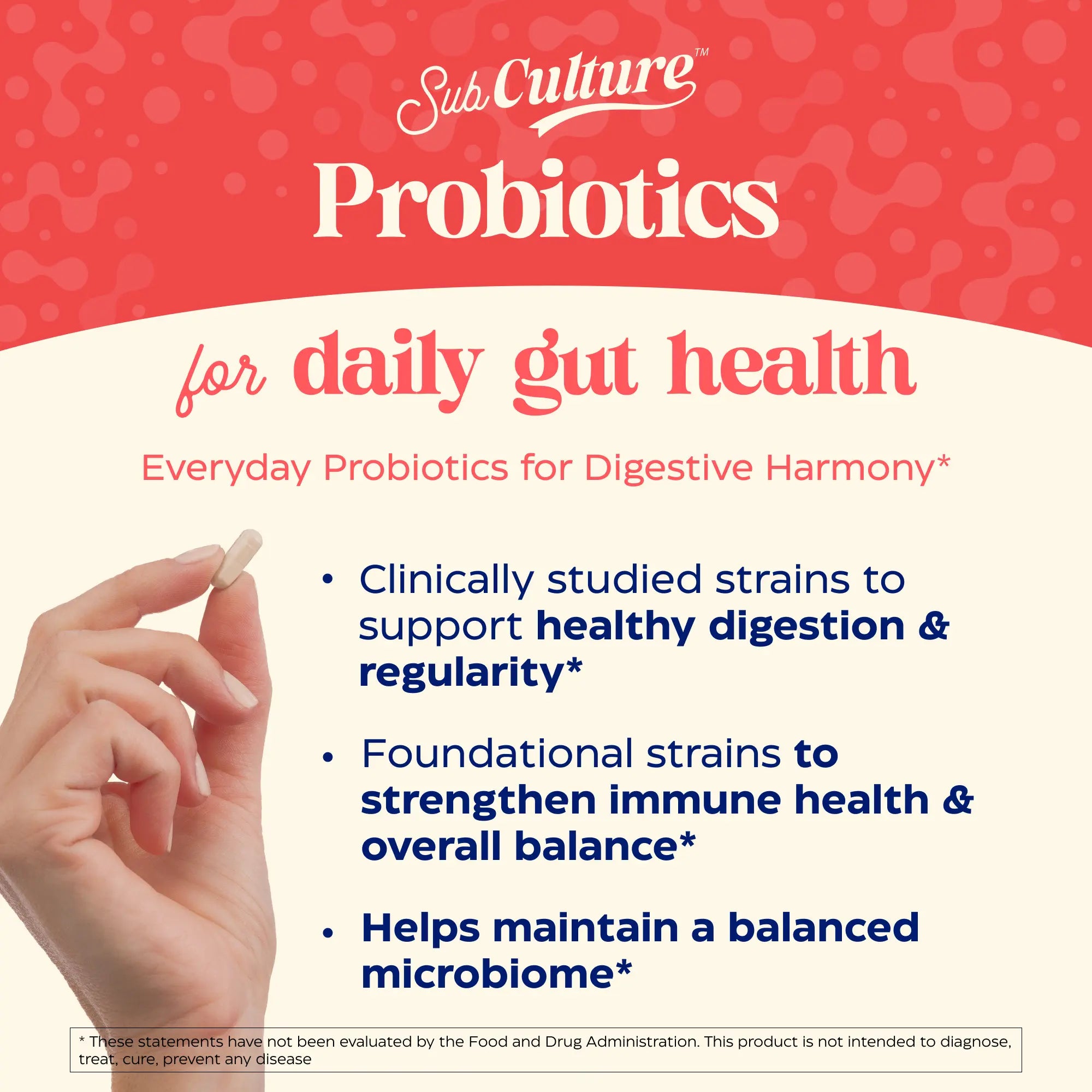 SubCulture™ Probiotic for Daily Gut Health