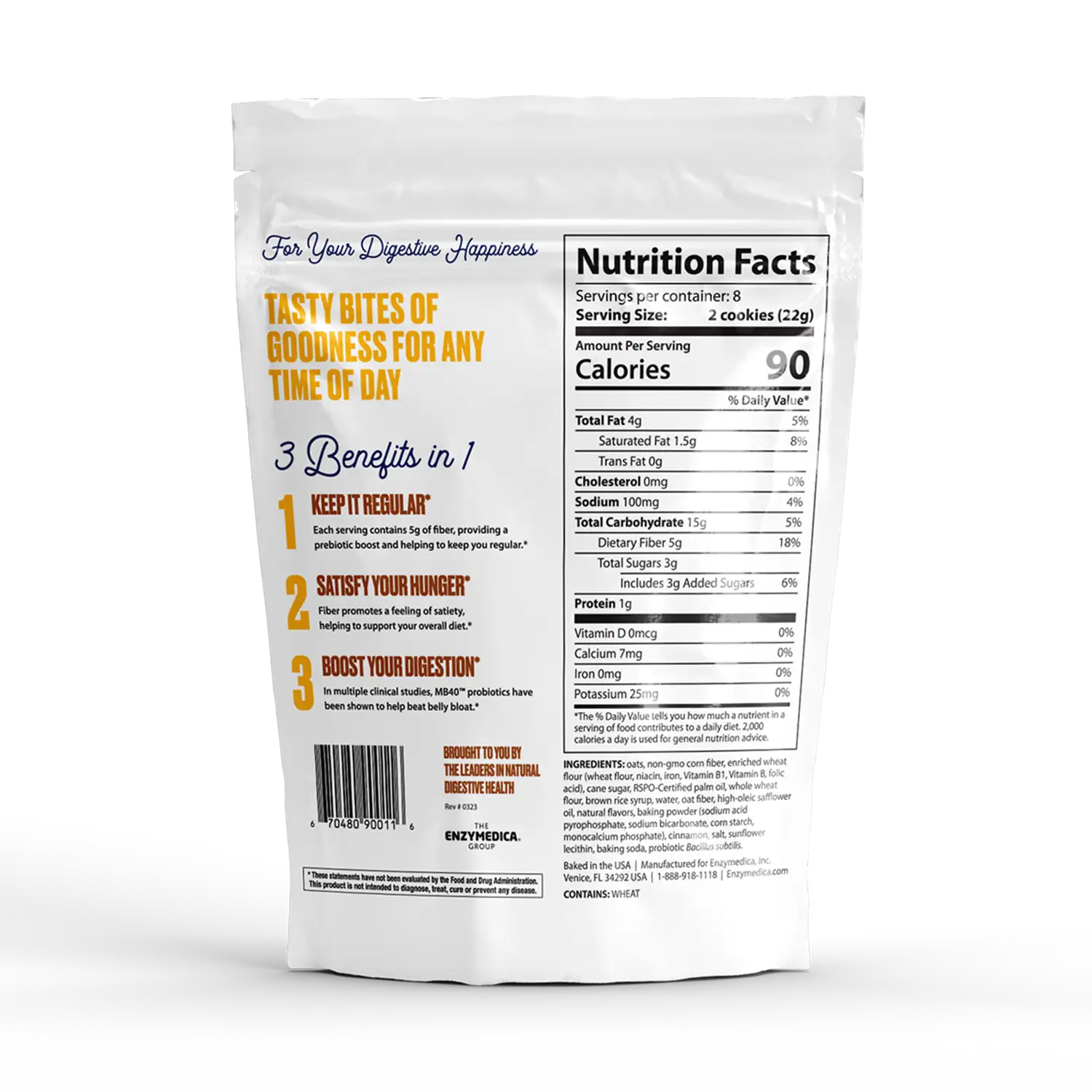 New! Digest Gold Fiber+ Cookies - Delicious Harvest Oat