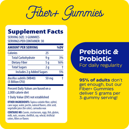 Fiber+ Gummies