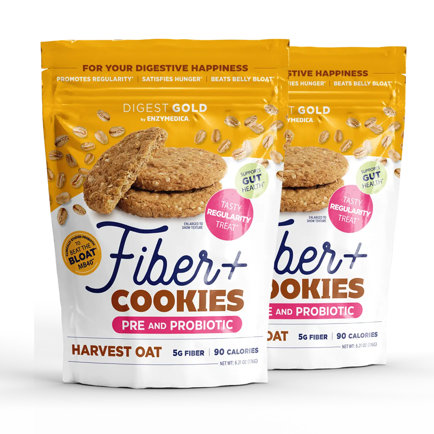 New! Digest Gold Fiber+ Cookies - Delicious Harvest Oat