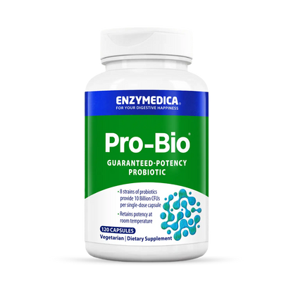 This image shows a 120 capsule bottle of Pro-Bio.