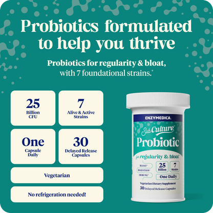 SubCulture Probiotics for Regularity & Bloat