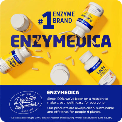 This image is an infographic for Enzymedica.