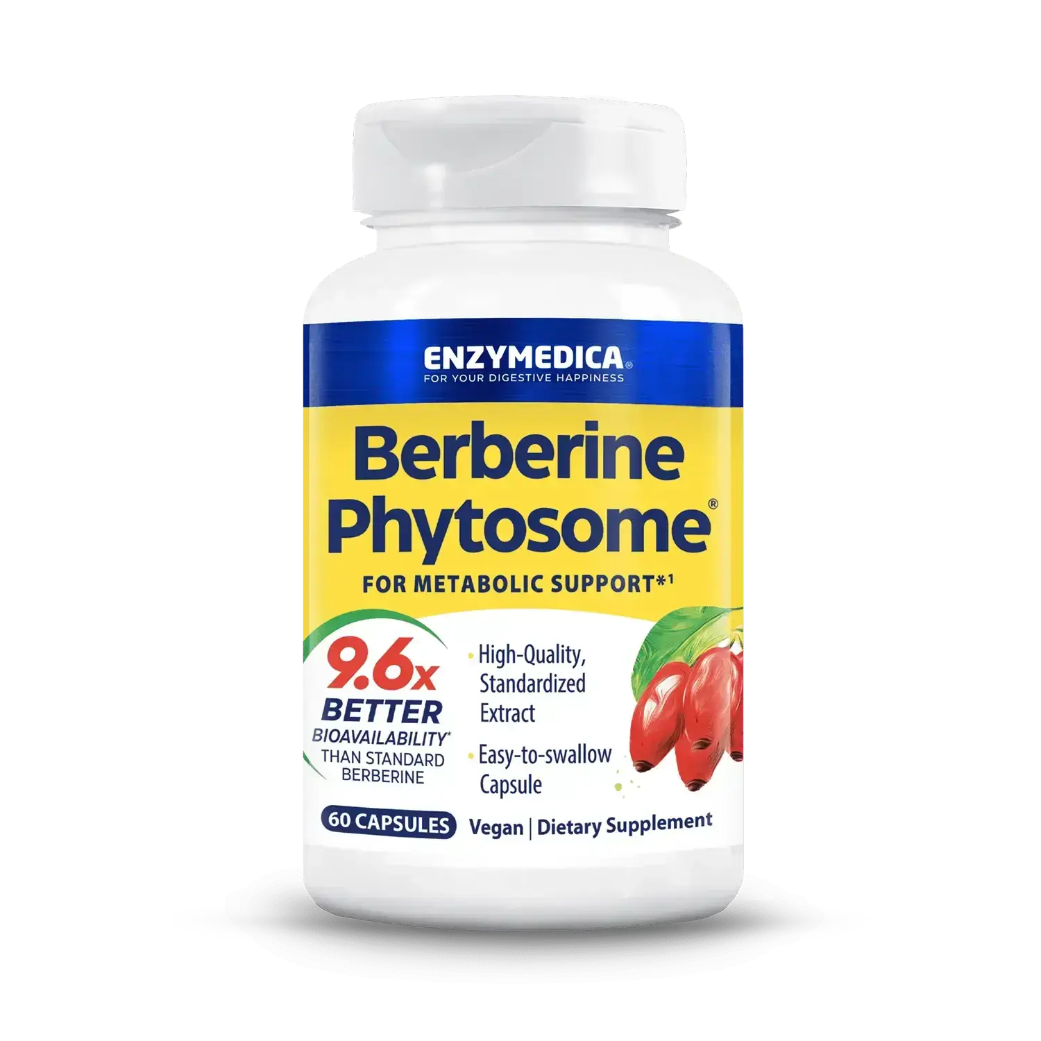 This image shows the 60-count bottle of Berberine Phytosome.
