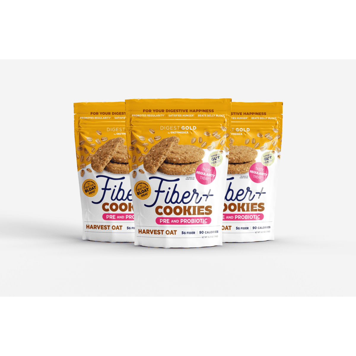 New! Digest Gold Fiber+ Cookies - Delicious Harvest Oat